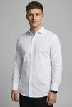 Jack & Jones Langarmhemd JPRBLAJAXON mit Stretchanteil und stylischem Kragen