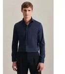 seidensticker Businesshemd Schwarze Rose Slim 1/1 Kentkragen Uni blau XXL (45)
