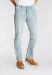 AJC Straight-Jeans gerade geschnitten, Used-Look-Waschung, niedrige Leibh&ouml;he
