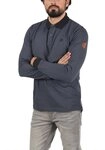 Blend Langarm-Poloshirt BHRalle Longsleeve mit verl&auml;ngerter R&uuml;ckenpartie