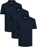 Jack & Jones Poloshirt (3er-Pack) in Unifarbe