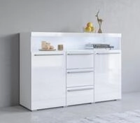 OTTO home Sideboard India,Breite 132cm stilvolle Anrichte mit 2T&uuml;ren, 3 Schubladen,