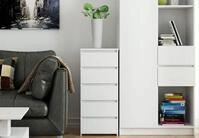 Home Collective Kommode 40 cm breit Holz Highboard Sideboard f&uuml;r Flur...