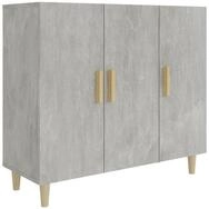 vidaXL Sideboard, Kommode Betongrau 90x34x80 cm Holzwerkstoff