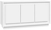 vidaXL Sideboard, Kommode Wei&szlig; 102x35x55 cm Holzwerkstoff