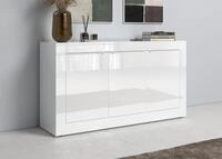Home affaire Sideboard Basic Breite 160 cm, Kommode 3 T&uuml;ren, Anrichte, Metallgriff,