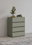 OTTO home Kommode Cross,Breite 60 cm, moderne grifflose Sideboard,4 Schubk&auml;sten,