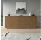 Home affaire Sideboard Vega Sideboard,Kommode,220 cm, mit 4 T&uuml;ren und 3