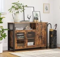 VASAGLE Buffet Sideboard, K&uuml;chenschrank, f&uuml;r Wohnzimmer, Esszimmer, 110x33x75 cm 3