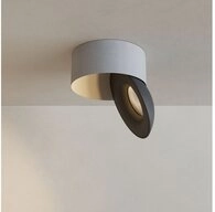 s.luce LED Deckenstrahler Santa Neo schwenkbar & dimmbar Wei&szlig;/Schwarz,...