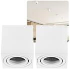 Sweet LED LED Aufbaustrahler 2er Set GU10 Deckenspots eckig schwenkbar,...