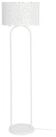 Lindby Stehlampe Aralena, Metall, Wei&szlig; IP20, 1 x 15 W LED
