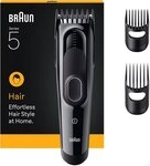 Braun Haarschneider Braun Series 5 HC5530, Abwaschbar, Lebenslang scharfe...