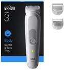 Braun Haarschneider Bodygroomer BG3530, Extra Hautschutz, 80 Min Akkulaufzeit,