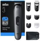 Braun Haarschneider All-in-One Series 3, 8in1 Pflegeset, ultrascharfe Klinge, 14