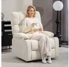 HOMCOM Relaxsessel Fernsehsessel mit Liegefunktion, Schaukelfunktion (Drehbar