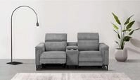 OTTO home 2-Sitzer LUND Cord, Relaxfunktion, TV-Sessel, manuell/elektrisch (USB-A),