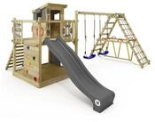 Wickey Spielturm Smart Surf &ndash; Abenteuer-Stelzenhaus mit Schaukel & Rutsche, Perfekt