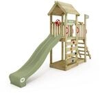 Wickey Spielturm JoyFlyer &ndash; Garten-Kletterger&uuml;st mit Wellenrutsche &...