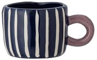 Bloomingville Tasse Nini Blue, Steingut, D6,5xH5 cm, Steingut, Handbemalt,...