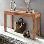 FINEBUY Konsolentisch SuVa2402_1 Holz Massiv Wandtisch Konsole Anrichte 1...