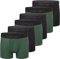 Camano Boxershorts comfort (6er Pack) mit Stretch-Logobund