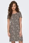ONLY Minikleid ONLBERA BACK LACE UP S/S DRESS JRS NOOS Viskosemischung, regular fit,