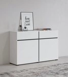 OTTO home Sideboard Cross,Breite 119,5 cm, moderne grifflose Kommode,2 T&uuml;ren/2