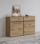 OTTO home Sideboard Cross,Breite 119,5 cm, moderne grifflose Kommode,2 T&uuml;ren/2