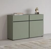 OTTO home Sideboard Cross,Breite 119,5 cm, moderne grifflose Kommode,2 T&uuml;ren/2