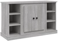 vidaXL Sideboard, Kommode Grau Sonoma 100x35,5x60 cm Holzwerkstoff