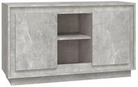 vidaXL Sideboard, Kommode Betongrau 102x35x60 cm Holzwerkstoff