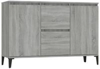 vidaXL Sideboard, Kommode Grau Sonoma 104x35x70 cm Holzwerkstoff