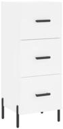 vidaXL Sideboard, Kommode Wei&szlig; 34,5x34x90 cm Holzwerkstoff