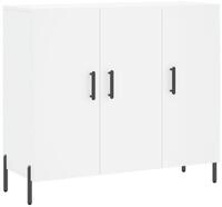 vidaXL Sideboard NA Sideboard Wei&szlig; 90x34x80 cm Spanplatte