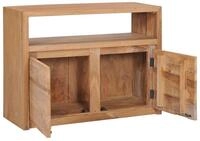 vidaXL Sideboard, Kommode 80x30x60 cm Massivholz Teak