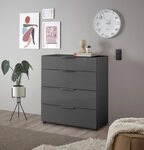 HBZ Kommode Santorin Mehrzweckschrank mit Schubk&auml;sten, BxHxT 90x99x40 cm (1...