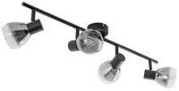 Lindby Deckenstrahler Pendura, Glas Alu IP20, 4 x 10 W LED