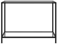 vidaXL Konsolentisch, Beistelltisch Transparent 100x35x75 cm Hartglas