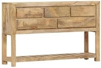 vidaXL Sideboard Sideboard 120x30x75 cm Massivholz (1 St)
