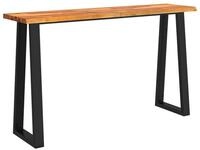 vidaXL Beistelltisch Konsolentisch Baumkante 140x40x80 cm Massivholz (1-St)