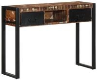 vidaXL Konsolentisch Konsolentisch Mehrfarbig 100x35x75 cm Massivholz Altholz...