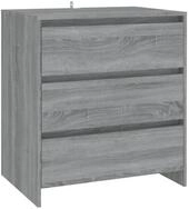 vidaXL Sideboard, Kommode Grau Sonoma 70x41x75 cm Holzwerkstoff
