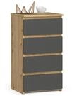 Home Collective Kommode 40 cm breit Holz Highboard Sideboard f&uuml;r Flur Schlafzimmer