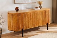 riess-ambiente Sideboard GATSBY 160cm braun / mattgold (Einzelartikel, 1 St),