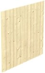 Skanholz Carport-Seitenwand, BxH:230x220 cm, aus Deckelschalung 20x120mm