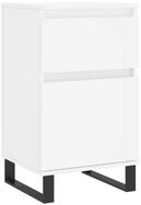 vidaXL Sideboard, Kommode Wei&szlig; 40x35x70 cm Holzwerkstoff