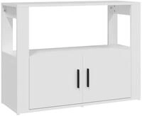 vidaXL Sideboard, Kommode Wei&szlig; 80x30x60 cm Holzwerkstoff