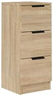 vidaXL Sideboard, Kommode Sonoma-Eiche 30x30x70 cm Holzwerkstoff
