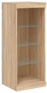 vidaXL Sideboard Sideboard mit LED-Leuchten Sonoma-Eiche 41x37x100 cm (1 St)